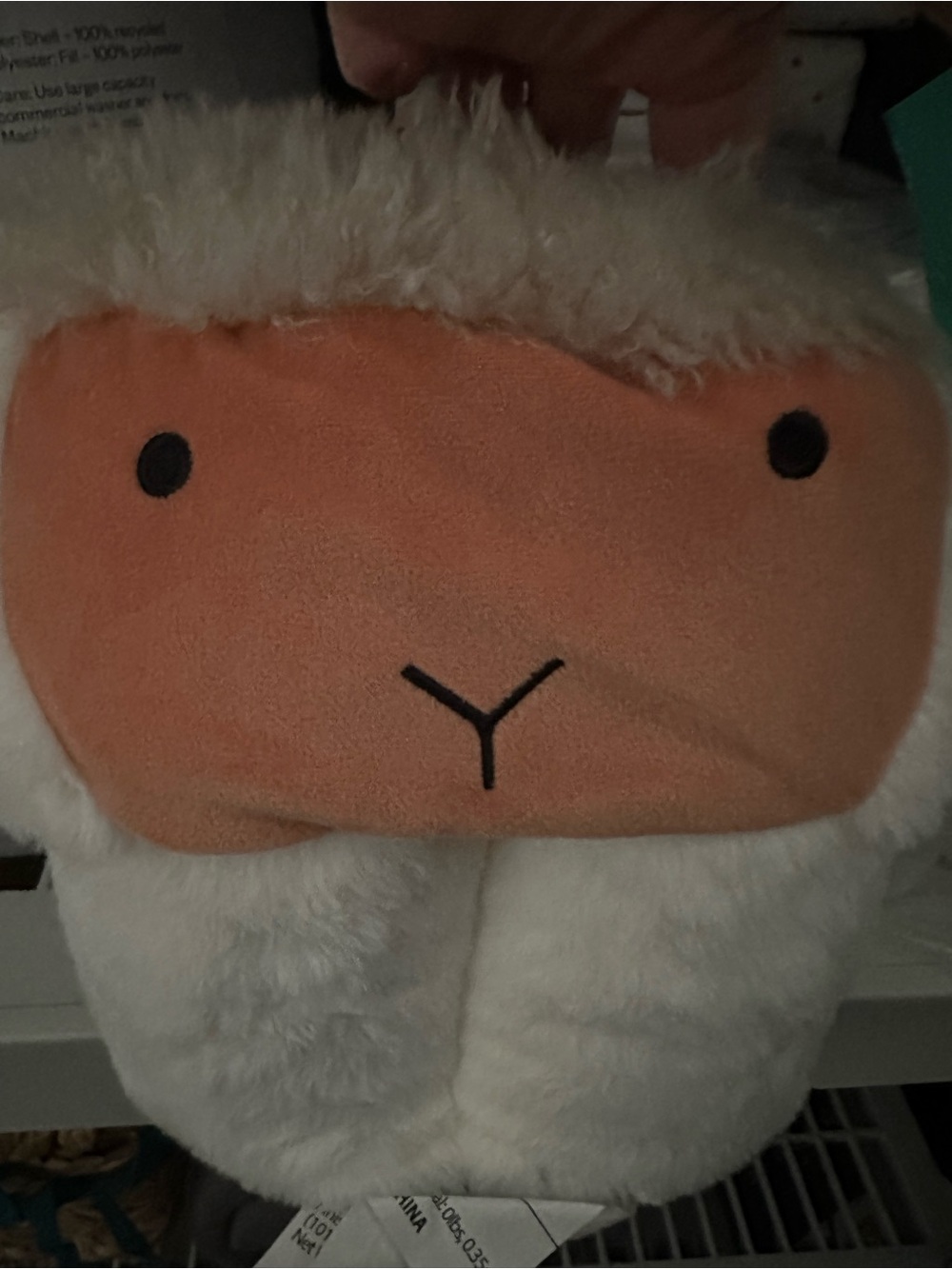 Plush Lamb hooded blanket
